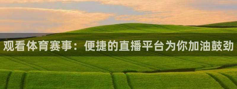 观看体育赛事：便捷的直播平台为你加油鼓劲